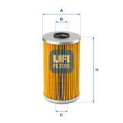 25.555.00 Olejový filter UFI