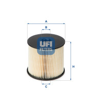 26.003.00 Palivový filter UFI