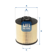 26.017.00 Palivový filter UFI