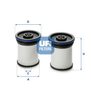26.047.00 Palivový filter UFI