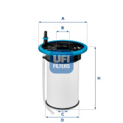 26.052.00 Palivový filter UFI