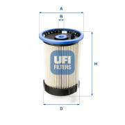 26.065.00 Palivový filter UFI