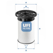 26.076.01 Palivový filter UFI