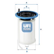 26.079.00 Palivový filter UFI