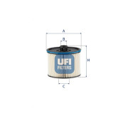 26.195.00 Palivový filter UFI