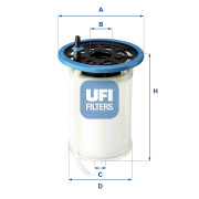 26.H2O.00 Palivový filter UFI