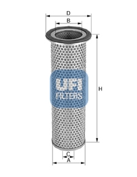 27.894.00 Filter sekundárneho vzduchu UFI