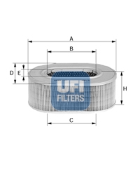 27.071.01 Vzduchový filter UFI