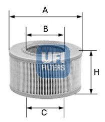 30.923.01 Vzduchový filter UFI