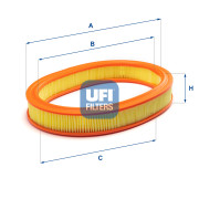 27.177.00 Vzduchový filter UFI