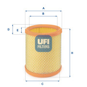 27.196.00 Vzduchový filter UFI