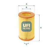 27.386.00 Vzduchový filter UFI