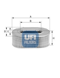 27.580.00 Vzduchový filter UFI