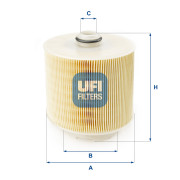 27.598.00 Vzduchový filter UFI