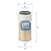 27.920.00 Vzduchový filter UFI