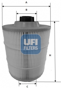 27.A00.00 Vzduchový filter UFI