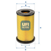27.D79.00 Vzduchový filter UFI