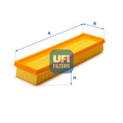 30.025.00 Vzduchový filter UFI