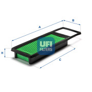 30.232.00 Vzduchový filter UFI