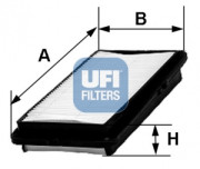 30.243.00 Vzduchový filter UFI