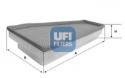 30.600.00 Vzduchový filter UFI
