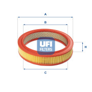 30.802.01 Vzduchový filter UFI