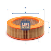 30.843.01 Vzduchový filter UFI