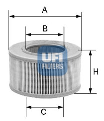 30.881.01 Vzduchový filter UFI