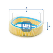 30.969.00 Vzduchový filter UFI