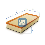 30.A25.00 Vzduchový filter UFI