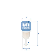 31.009.00 Palivový filter UFI