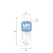 31.013.00 Palivový filter UFI