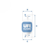 31.028.00 Palivový filter UFI
