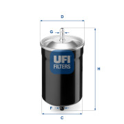 31.500.00 Palivový filter UFI