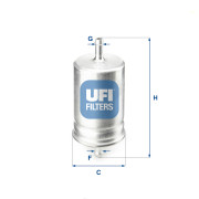 31.510.00 Palivový filter UFI