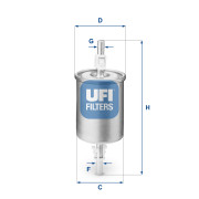 31.515.00 Palivový filter UFI