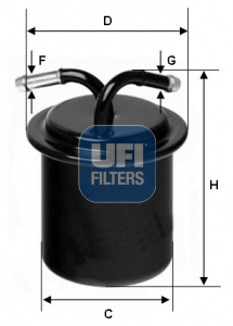 31.541.00 Palivový filter UFI