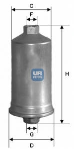 31.595.00 Palivový filter UFI