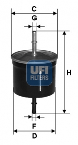 31.627.00 Palivový filter UFI