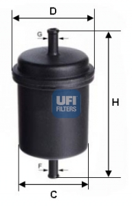 31.691.00 Palivový filter UFI