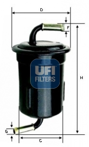 31.715.00 Palivový filter UFI