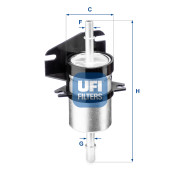 31.740.00 Palivový filter UFI