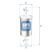 31.769.00 Palivový filter UFI