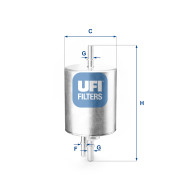 31.830.00 Palivový filter UFI