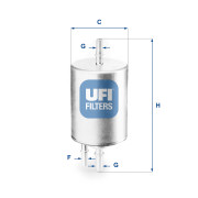 31.831.00 Palivový filter UFI