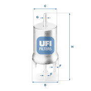31.832.00 Palivový filter UFI