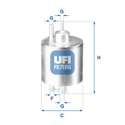 31.834.00 Palivový filter UFI