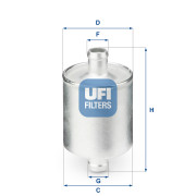 31.836.00 Palivový filter UFI