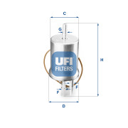 31.853.00 Palivový filter UFI