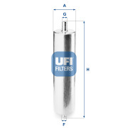 31.985.00 Palivový filter UFI